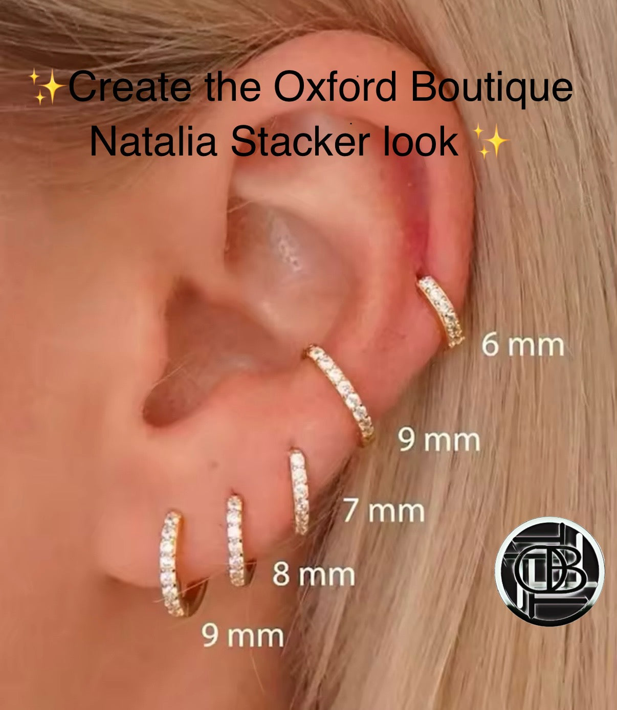 Natalia 8mm Stacker Hoop